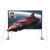 100/120in Portable Outdoor Projection Screen with Stand, 16:9 3D 4K Ultra HD Movie Screen, Anti-Crease for Home Theater Camping(100"(16:9)) view 1