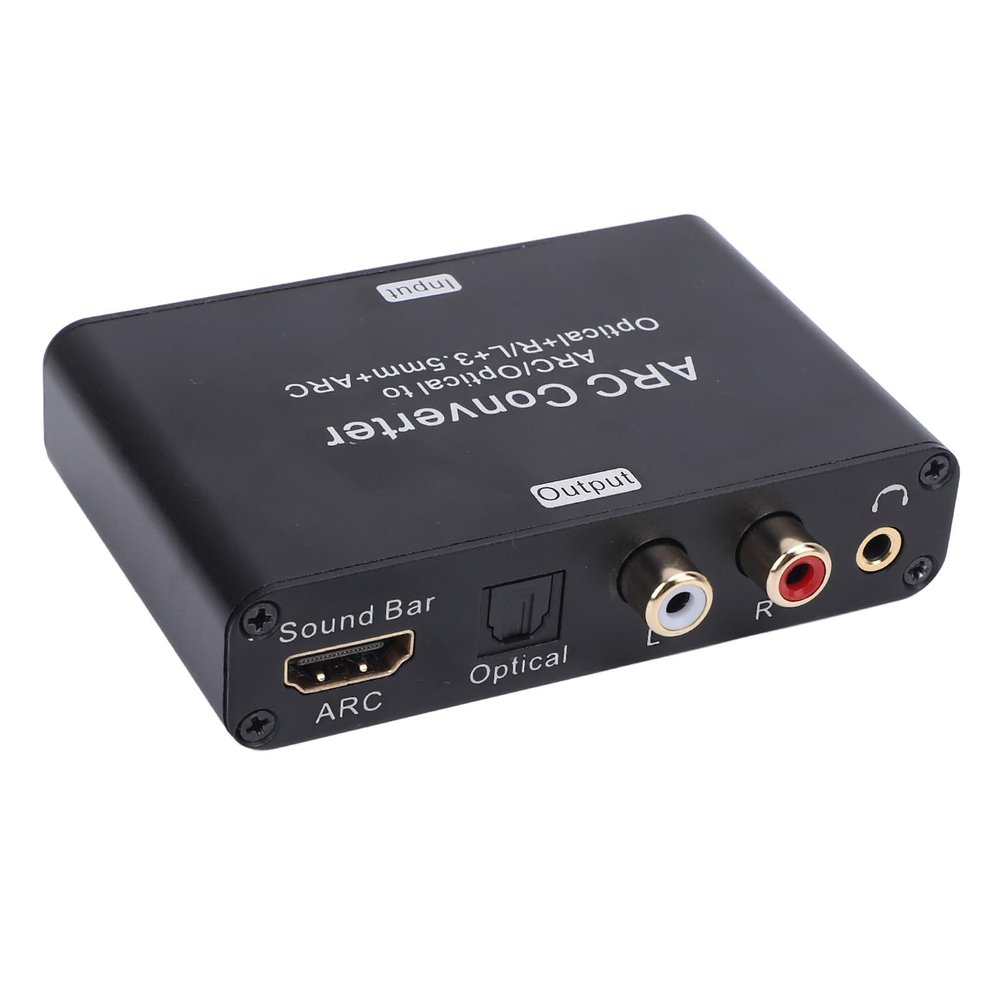 LICAEVEY HDMI Extractor, 192KHz HDMI Adapter Converter Splitter, DAC Digital to Analog Converter 3.5mm Jack for TV