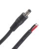 5.5x2.5mm Single Male with Pigtail Bare Wire Open End Power Cord Bare Connector for CCTV Camera LED Strips Connector Pigtail view 1