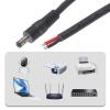 5.5x2.5mm Single Male with Pigtail Bare Wire Open End Power Cord Bare Connector for CCTV Camera LED Strips Connector Pigtail view 2