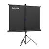 60 72 84 100 inch Manual Pull Up Projection Screen with Tripod Stand, 4K Ultra HD Movie Screen for Outdoor Theater Home Backyard(60 Inch) view 2