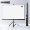 60 72 84 100 inch Manual Pull Up Projection Screen with Tripod Stand, 4K Ultra HD Movie Screen for Outdoor Theater Home Backyard(60 Inch) view 4