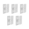5Pcs Quick Release Reusable Adhesive Cord Clip Cable Organization Fixing Holder for Desk Wall Electronics Kitchen Cable Management view 1