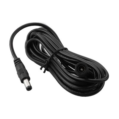 DC5.5x2.1mm Power Cord Extension Wire Compatible for CCTV Camera OFC Conductors Wire for Installers Hollow Plugs Power Cable Extension