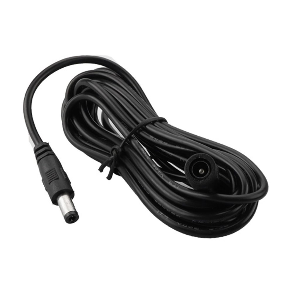 DC5.5x2.1mm Power Cord Extension Wire Compatible for CCTV Camera OFC Conductors Wire for Installers Hollow Plugs Power Cable Extension