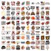 100Pcs American Football Rugby Stickers Pack - Waterproof Stickers for Party Favors,Gifts,Scrapbooking,Laptop,Water Bottles,Skateboards,Mobile Phone SPJHSL view 3