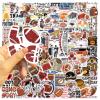 100Pcs American Football Rugby Stickers Pack - Waterproof Stickers for Party Favors,Gifts,Scrapbooking,Laptop,Water Bottles,Skateboards,Mobile Phone SPJHSL view 4