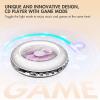 HOTT C901 CD Player Portable,Kpop Album CD Players with Bluetooth 5.3 Anti Skipping cd Player Rechargeable 1800mAh with Support TF Card/12 Astrology Signs/RGB Light Small CD Players for Car Travel view 2