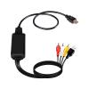 HDTV to Rcas Adapters 3Port Converter 1080P Plugs and Play Function Durability PVC Shell Universally Compatibility Hdmis to AVS Converter view 1