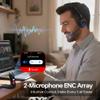 Blucalm Wireless Headset with Mic for Work - V5.4 Headset with Noise Canceling, PC Headphones with Mic Mute & USB Dongle, Smart Dock with Touch Screen for Work from Home, Teams, Zoom view 2