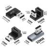 90 Degree Angled USB C Male to Female Adapter Alloy Connectors for Laptop Smartphone Data Transfer Charging USB C Adapter view 4