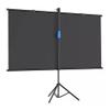 60 72 84 inch Indoor Projector Screen with Tripod Stand, 4K HD Outdoor Movie Screen, Easy Setup for Home Theater, Cinema, Camping(72"(16:9)) view 2