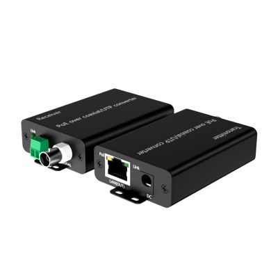 Power Over Ethernet Coaxial Extender 500M Transmission Power Over Ethernet Converter Data Transmission Adapter for Networking Camera Networking Extender