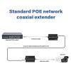 Power Over Ethernet Coaxial Extender 500M Transmission Power Over Ethernet Converter Data Transmission Adapter for Networking Camera Networking Extender view 3