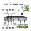 JUCFRDNJ 4MP H.265 Video Surveillance POE Camera System Kit Face Detection 4CH/8CH IP Security NVR Set Waterproof Metal Case CCTV Camera(2T,8 Cameras add NVR) view 3