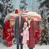 20X10ft Christmas Backdrop Adventure Camper Xmas Tree RV Photography Background Winter Holiday Party Photo Booth Family Portrait Decor Supplies Photo Studio Props Wall Decor Banner view 3