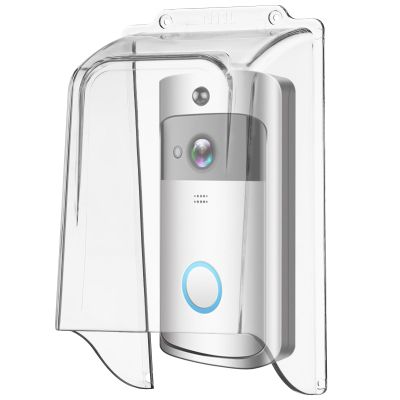 Clear Door Keypad Waterproof Cap, Flip Rain Cover for Doorbell Buttons, Weather-Resistant Protection for Access Control Systems