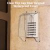 Clear Door Keypad Waterproof Cap, Flip Rain Cover for Doorbell Buttons, Weather-Resistant Protection for Access Control Systems view 4