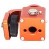 Rotating Pan Tilt Bracket Monitor Bracket, Adjustable Back and Forth Tripod Mount Ball Head DSLR Camera Arca Swiss Compatible with Locating Pins 3/8" 1/4" Fixed Screws (Orange) view 3
