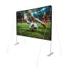 80" 100" 120" Outdoor Movie Fiberglass Screen with Stand, 16:9 Ultra HD Mobile Projection Screen, for Camping Home Theater(80"(16:9)) view 1