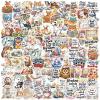 100Pcs Cute Reading Stickers - Vinyl Waterproof Animal Book Stickers for Water Bottles, Laptop -Bookish Decals Motivational Classroom Rewards & Library Favors for Book Lovers view 1