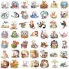 100Pcs Cute Reading Stickers - Vinyl Waterproof Animal Book Stickers for Water Bottles, Laptop -Bookish Decals Motivational Classroom Rewards & Library Favors for Book Lovers view 2