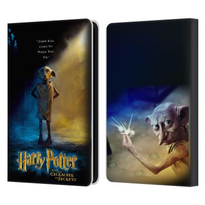 Head Case Designs Officially Licensed Harry Potter Dobby Poster Chamber of Secrets III Leather Wallet Case Compatible with Amazon Kindle 11th Gen (2024)