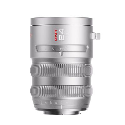 CHIOPT Aura 24mm T1.5 Cine Prime Lens, Wide Aperture Lightweight Manual Focus Lens for E-Mount Cameras
