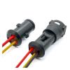 3Pin 1.5mm 1-926554-1 TE Car Wiring Harness Round Protective Cover Plastic Shell DJ3031-1.5-11 21(3 Pin Female,10 Pcs) view 4