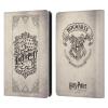 Head Case Designs Officially Licensed Harry Potter Hufflepuff Parchment Sorcerer's Stone I Leather Wallet Case Compatible with Amazon Kindle 11th Gen (2024) view 1