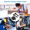 150 Count Heavy Duty Cable Ties, Universal Nylon Zip Tie Buckles, Self-Locking Fasteners With Buttons And Pins For Automotive Use view 3
