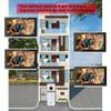 ANJIELO SMART Wired Video Doorbell Apartment Intercom System,4 Family Units 10 Inch Touch Monitor,3 in 1 Unlocking,Dual Way Intercom Motion Detection Tuya for Villa Home (1 Doorbell(w)+ 4 Monitor(s)) view 2