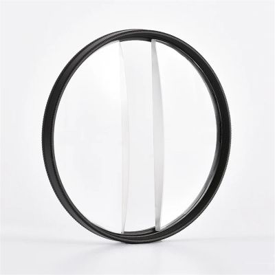 77/82/72mm Blur Effects Camera Lens Filter Photography Foreground Special Effects Double Half Moon Variable Prism Lens for DSLR(77mm)