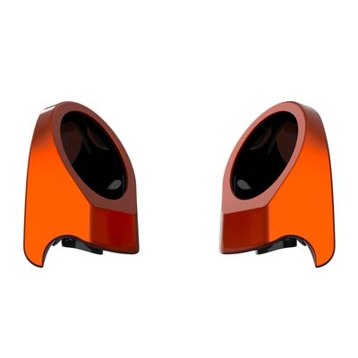 Advanblack Whiskey Neat 6.5 Inch King Tour Trunk Pack Rear Speaker Pods Rear Speakers Fits for Harley Touring Electra Glide Street Glide Road Glide Ultra Limited Tri Glide 2014-2025, Left and Right