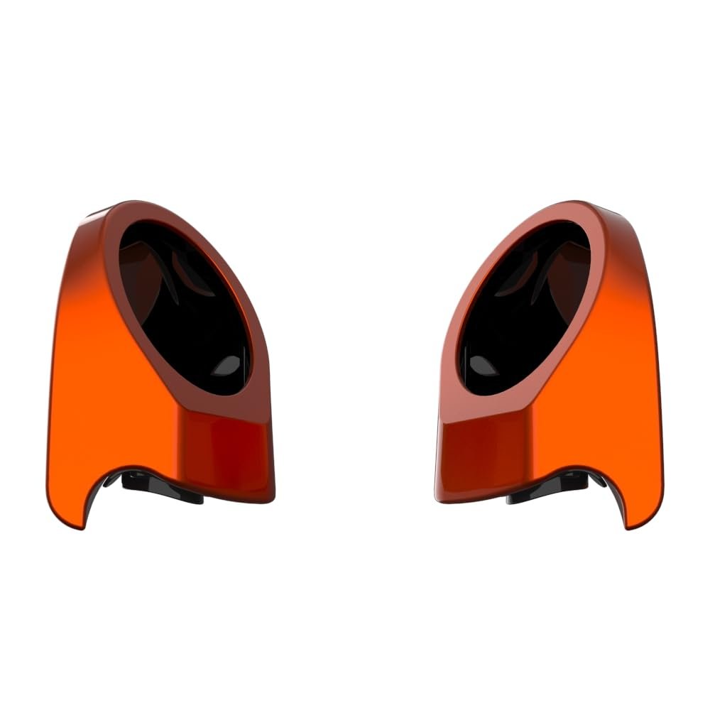 Advanblack Whiskey Neat 6.5 Inch King Tour Trunk Pack Rear Speaker Pods Rear Speakers Fits for Harley Touring Electra Glide Street Glide Road Glide Ultra Limited Tri Glide 2014-2025, Left and Right