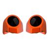 Advanblack Whiskey Neat 6.5 Inch King Tour Trunk Pack Rear Speaker Pods Rear Speakers Fits for Harley Touring Electra Glide Street Glide Road Glide Ultra Limited Tri Glide 2014-2025, Left and Right view 3