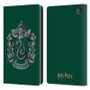 Head Case Designs Officially Licensed Harry Potter Slytherin Crest Chamber of Secrets I Leather Wallet Case Compatible with Amazon Fire 7 2022 view 1