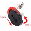 Quick Release Bracket for ARRI RED Camera Monitor Wireless Focus Motor Mini Lock Quick Release System, Yellow view 3