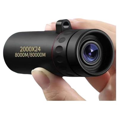 Compact High Power Monocular Telescope, 8X Magnification Portable Single Tube for Hiking, Bird Watching, Stargazing, and Outdoor Adventures
