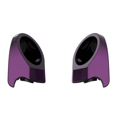 Advanblack Poison Berry 6.5 Inch King Tour Trunk Pack Rear Speaker Pods Rear Speakers Fits for Harley Touring Electra Glide Street Glide Road Glide Ultra Limited Tri Glide 2014-2025, Left and Right
