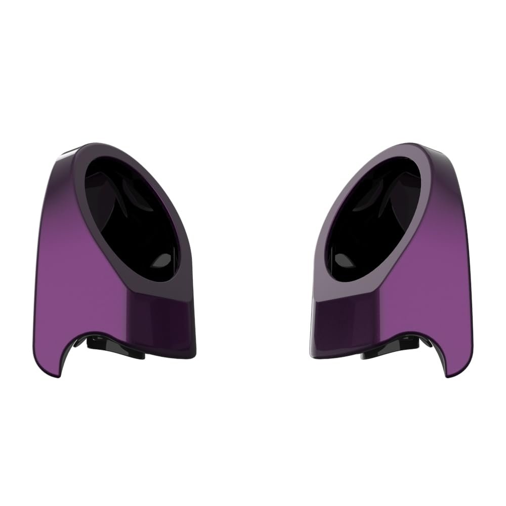 Advanblack Poison Berry 6.5 Inch King Tour Trunk Pack Rear Speaker Pods Rear Speakers Fits for Harley Touring Electra Glide Street Glide Road Glide Ultra Limited Tri Glide 2014-2025, Left and Right
