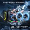 ZEALOT ZE01 Portable Bluettoth Speaker,120W Powerful Loud Stereo Deep Bass Wireless Boombox,Large Speakers for Party Support Dual Pairing/AUX/USB/TF Card/EQ/40H Playtime/Led Light Ideal for Camping view 2