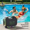ZEALOT ZE01 Portable Bluettoth Speaker,120W Powerful Loud Stereo Deep Bass Wireless Boombox,Large Speakers for Party Support Dual Pairing/AUX/USB/TF Card/EQ/40H Playtime/Led Light Ideal for Camping view 4