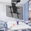 DPQYJPP TV Wall Mount Motorized, 0-85 Flip Down, Hidden Drop Down TV Lift, Adjustable Ceiling TV Mount Bracket, Motorized Flip Down TV Roof Ceiling Mount, Fits 50-90 Inch TVs view 1