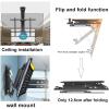 DPQYJPP TV Wall Mount Motorized, 0-85 Flip Down, Hidden Drop Down TV Lift, Adjustable Ceiling TV Mount Bracket, Motorized Flip Down TV Roof Ceiling Mount, Fits 50-90 Inch TVs view 3