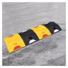 100cm Cable Protected Ramp with Reflective Strips,for Parking Lot Gates,Roads and Highways,Load Capacity 22000 Lbs view 1