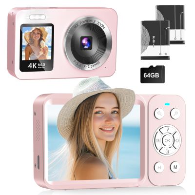 4K Digital Camera 64MP for Teens