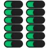 101.57 in (4 Cm) Acrylic Webcam Privacy Cover, Laptops, Pcs, Tablets with Compatible, Green/Red Status Indicator Sliding, 12 Pcs Set, Installation Easy view 1