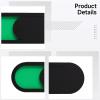 101.57 in (4 Cm) Acrylic Webcam Privacy Cover, Laptops, Pcs, Tablets with Compatible, Green/Red Status Indicator Sliding, 12 Pcs Set, Installation Easy view 2