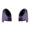 Advanblack Purple Abyss Denim 6.5 Inch King Tour Trunk Pack Rear Speaker Pods Rear Speakers Fits for Harley Touring Electra Glide Street Glide Road Glide Ultra 2014-2025, Left and Right view 1